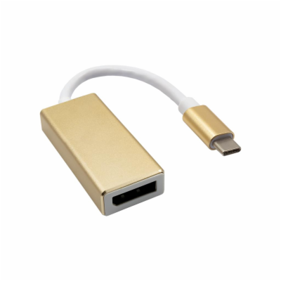 Akyga konventor USB type C/DisplayPort-F/ABS/15cm