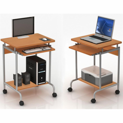 TECHLY 305694 Compact computer desk 600x450 with sliding ...