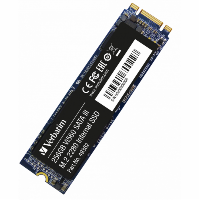 VERBATIM SSD Vi560 S3 M.2 256GB SATA III, W 560/ R 520MB/s