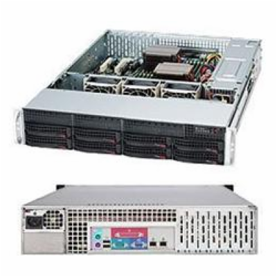 SUPERMICRO 2U chassis 8x 3,5" HS SAS3/SATA, 600W (80PLUS ...