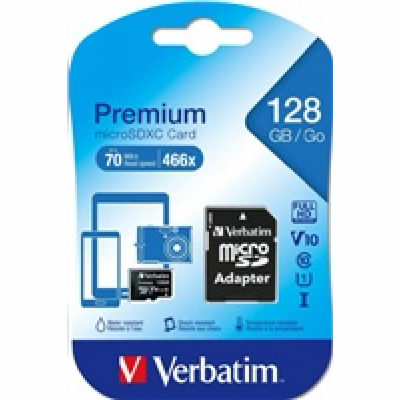 VERBATIM Premium U1 Micro SecureDigital SDXC 128GB