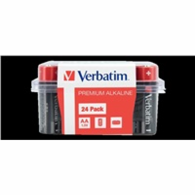 Verbatim Alkaline AA 24ks 49505 VERBATIM Alkalická Bateri...