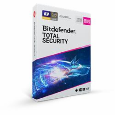 Bitdefender Total Security - 5 zařízení na 1 rok - elektr...