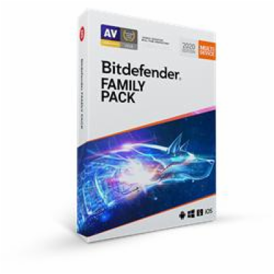 Bitdefender Family pack - 15 zařízení na 3 roky - elektro...