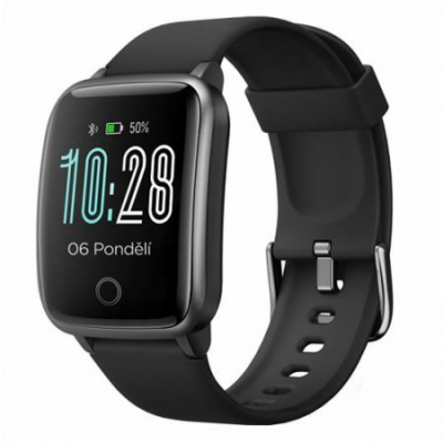 UMAX chytré hodinky U-Band P2-L Black/ 1,3" TFT/ Bluetoot...