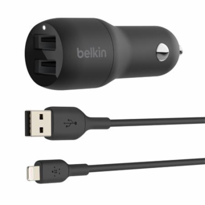 Belkin CCD001bt1MBK Belkin 24W Duální USB-A nabíječka do ...