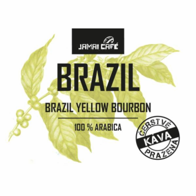 Jamai Café Pražená zrnková káva - Brazílie Yellow Bourbon...