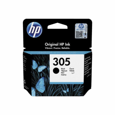 HP 305 originální inkoustová kazeta černá 3YM61AE HP 305 ...