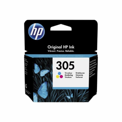 HP inkoustová kazeta 305 CMY pro DeskJet 2300, 2710, 2720...