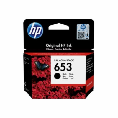 HP 653 originální inkoustová kazeta černá 3YM75AE HP 653 ...