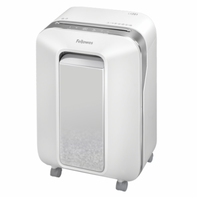 FELLOWES skartovač LX 201/ křížový řez 2x12mm/ objem koše...