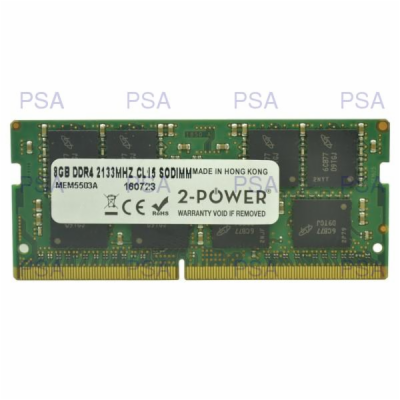 2-Power SODIMM DDR4 8GB 2133MHz CL15 MEM5503A 2-Power 8GB...