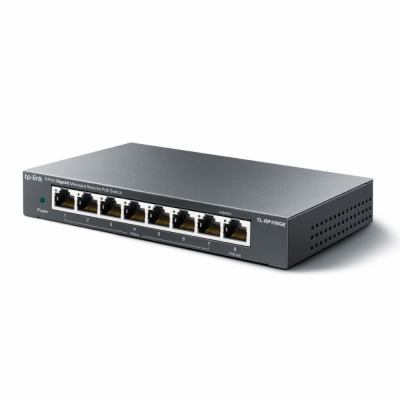 TP-Link Easy Smart switch RP108GE (7xGbE passive PoE-in, ...