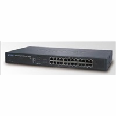 Planet GSW-2401 Switch 24x 10/100/1000, kov, rackmount, f...