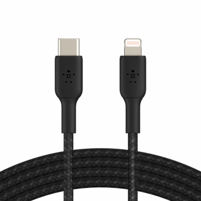 Belkin USB-C kabel s lightning konektorem, 1m, černý - od...