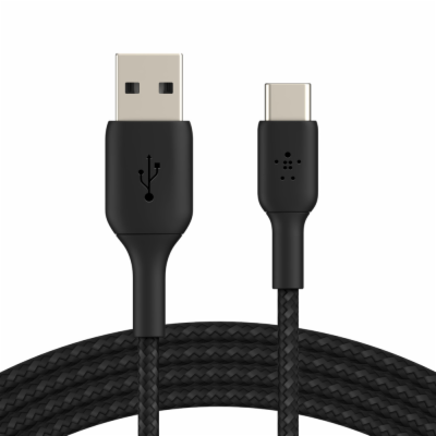 Belkin USB-C kabel, 1m, černý - odolný