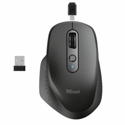 TRUST bezdrátová Myš Ozaa Rechargeable Wireless Mouse - b...