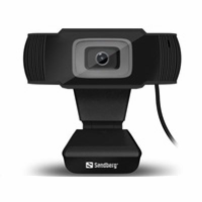 Sandberg USB Webcam 480P Opti Saver webkamera/ černá