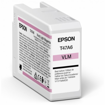 EPSON ink Singlepack Vivid Light Magenta T47A6 UltraChrom...