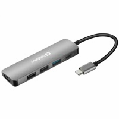 Sandberg USB-C Dock HDMI+3xUSB+PD 100W