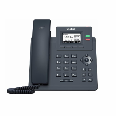 Yealink SIP-T31P SIP telefon, PoE, 2,3" 132x64 podsv. LCD...