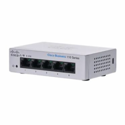 Cisco CBS110-5T-D Cisco switch CBS110-5T-D (5xGbE, fanless)