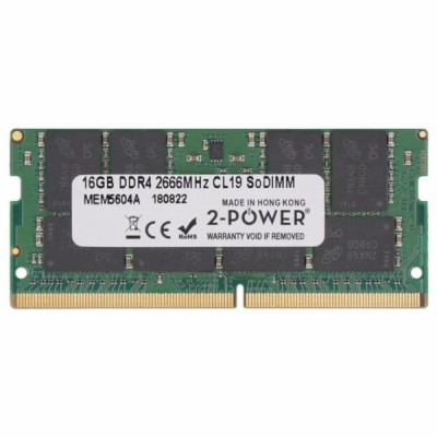 2-Power 16GB PC4-21300S 2666MHz DDR4 CL19 Non-ECC SoDIMM ...