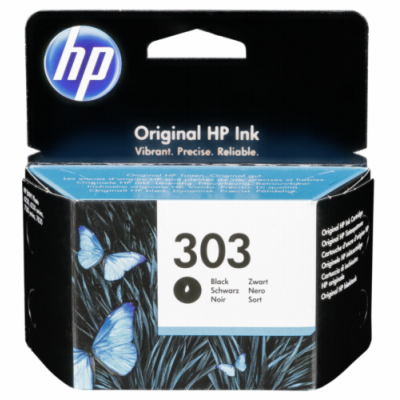 HP T6N02A - originální HP 303 černá inkoustová náplň, T6N...