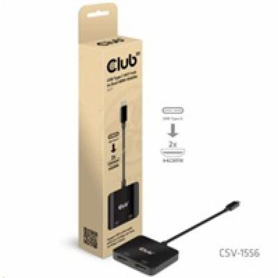 Club3D Video hub MST (Multi Stream Transport) USB-C 3.2 n...