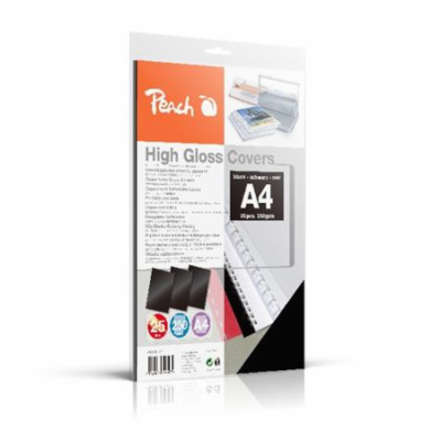 PEACH PB100-17 A4 zadní, černý - balení 25 ks PEACH vazac...