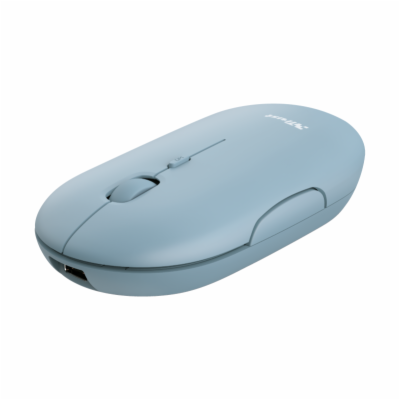 TRUST myš PUCK, bezdrátová, USB, modrá, bluetooth