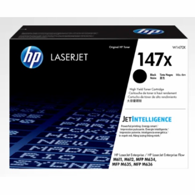 HP toner 147X/ černý/ 25200str.