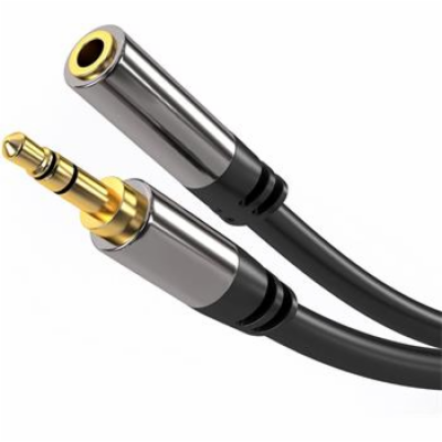 PREMIUMCORD prodlužovací kabel, Jack 3.5mm - Jack 3.5mm M...