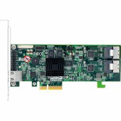 ARECA 8-port 6Gb/s SATA PCIe 2.0 x4, RAID 0/1/1E/3/5/6/10...