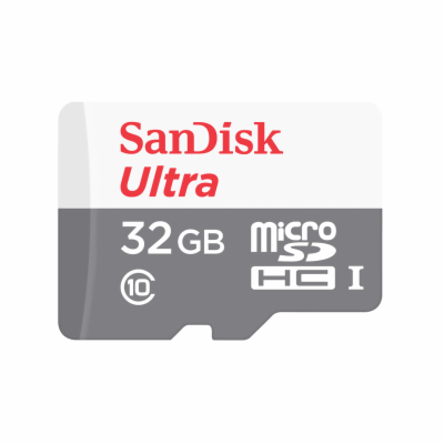SanDisk Ultra/micro SDHC/32GB/100MBps/UHS-I U1 / Class 10...