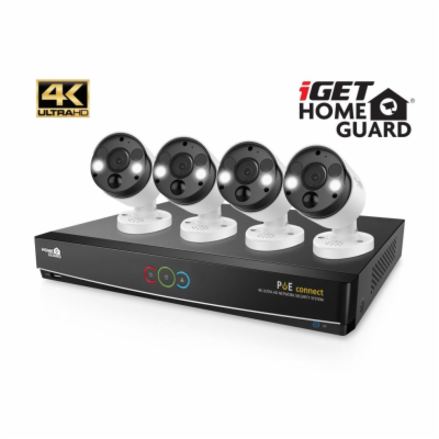 iGET HGNVK84904 - Kamerový UltraHD 4K PoE set, 8CH NVR + ...