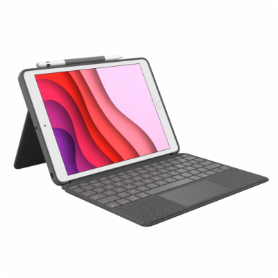 Logitech Combo Touch QWERTY britská pro Apple 10.2-inch i...