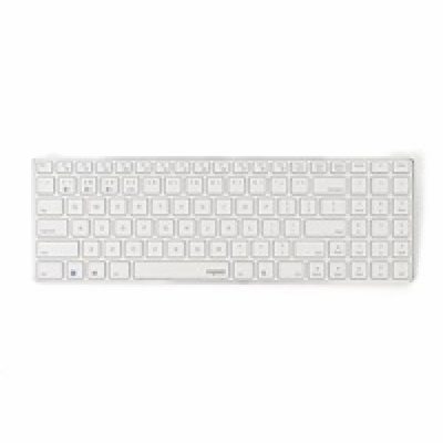 RAPOO klávesnice E9100M, bezdrátová, Ultra-slim, CZ/SK, bílá