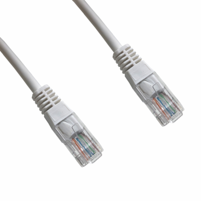 Datacom 1567 patch, UTP, CAT5E, 10m, bílý DATACOM Patch c...