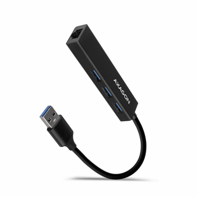AXAGON HMA-GL3A, USB 3.2 Gen 1 hub, porty 3x USB-A + Giga...