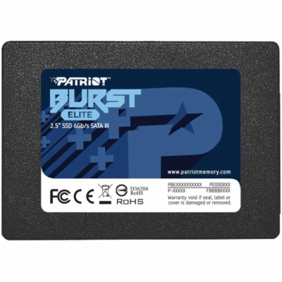 PATRIOT BURST ELITE 240GB SSD / Interní / 2,5" / SATA 6Gb...