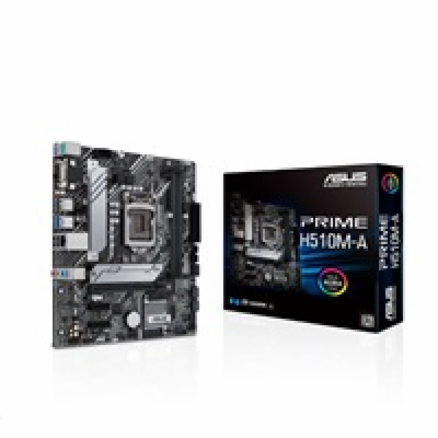 ASUS PRIME H510M-A, 1200, Intel H510, 2xDDR4, mATX