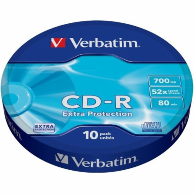 VERBATIM CD-R Verbatim DL 700MB 52x Extra protection 10-s...