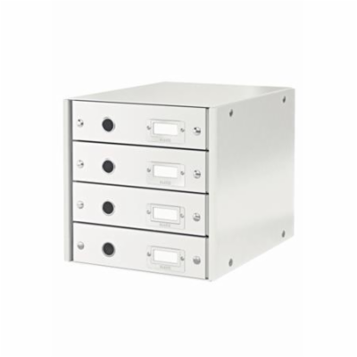 LEITZ Zásuvkový box  Click&Store, 4 zásuvky, bílá