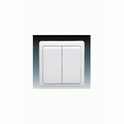 Instalační spínač 3553-05289 B1, Classic, lustrový, bílý