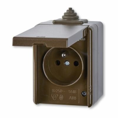 Instalační zásuvka nástěnná 5518-2929H IP44