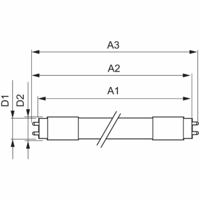 LED zářivka PHILIPS MASTER 600mm 8W/865 T8 ROT  P697511