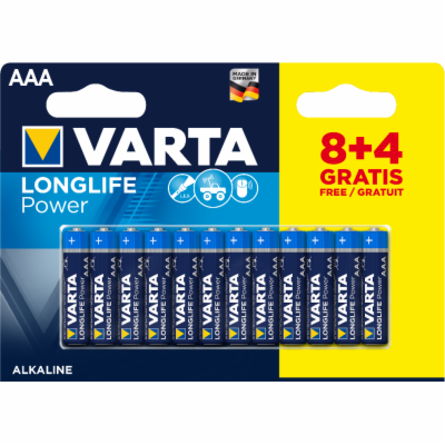 Varta LongLife Power AAA 12ks 402184 Varta LR03/8+4 Longl...