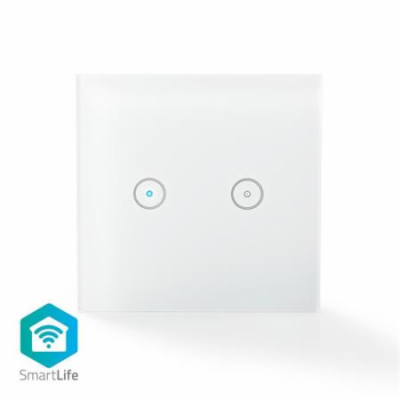 Nedis WIFIWS20WT - SmartLife nástěnný vypínač | Wi-Fi | D...