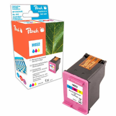 PEACH kompatibilní cartridge HP F6V24AE, No.652, color, 8ml